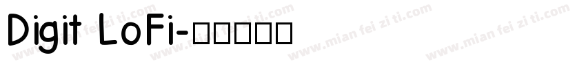 Digit LoFi字体转换